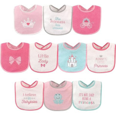 Luvable Friends Uni Baby Cotton Terry Drooler Bibs with PEVA Back