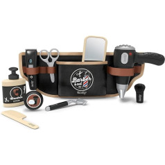 Smoby Toys - Hairdresser & Barber Belt for Children - Toy Set with Accessories for Hairdressing, Shaving & Styling - for Boys & Girls from 3 Years
