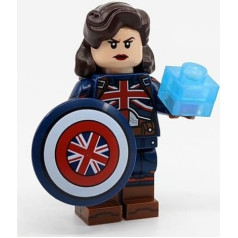 LEGO Marvel Series 1 Captain Carter 71031 with Bonus Blue Batman Cape