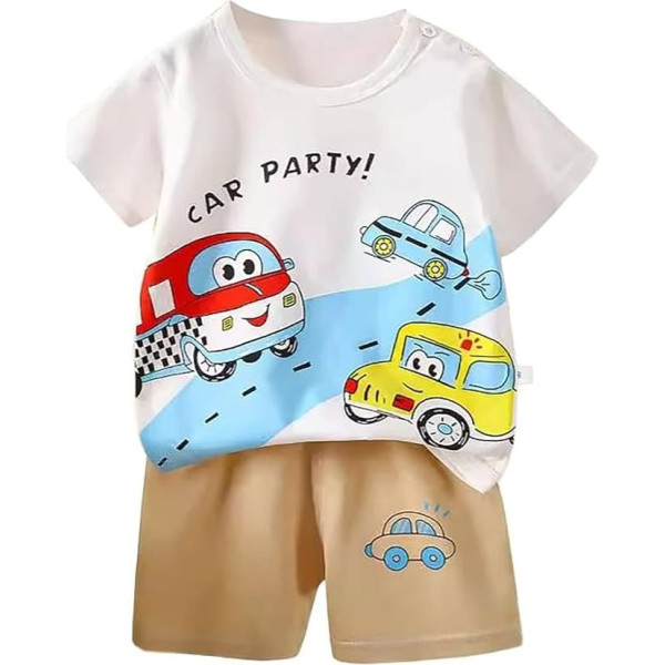 Generisch 2025 zweiteiliges sommer kleidung outfits für jungen kurzarm t-shirts shorts sets kurze leinen t-shirt kinder set casual sportanzug farbblockierung