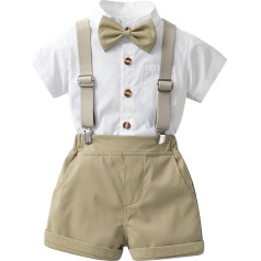 Generisch 2025 2tlg babykleidung set lässiges top mit kurze hose schnelltrockend t-shirt shorts trainingsanzug jungen shirt casual sportanzug mode gestreifter druck für