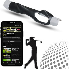 PROSKILLZ UK Pro Golf Grip Trainer - Perfect Hand Placement and Muscle Memory Trainer for Improved Swing, Accuracy and Control - Portable, Durable Grip Trainer for Everyone