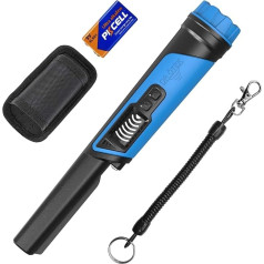 DR.ÖTEK Pinpointer Metal Detector, IP68 Waterproof, 360° Search Handheld Pin Pointer with LCD Screen, Holster, Innovative Interference Cancellation, Rubber Handle for Secure Grip, Non-Slip