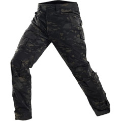 Uugood Military Trousers Men's Tactical Camouflage Trousers Outdoor Trousers Men's Combat Cargo Trousers Airsoft Army Clothing Military Trousers