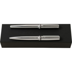 Gear Chrome Gift Set (Ballpoint Pen & Rollerball)
