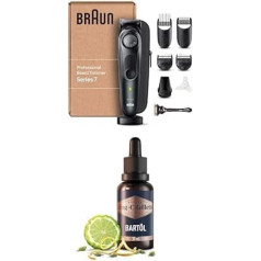 Braun BT7441 BT7441 Beard Trimmer, Beard Trimmer/Trimmer/Hair Trimmer, Men's Hair Trimmer Professional 40 Settings, + King C. Gillette Beard Oil for Men for a Soft and Fragrant Beard
