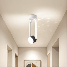 LED Ceiling Light Bedroom Modern, 4000 K Ceiling Light LED Rotatable 360° for Hallway, Stairs, Restaurant, Kitchen, Children's Room