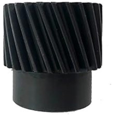 1 Stück linkes Zahnrad 2M/25T/30T Zahn Innenloch 8/10/12/14/16/19/20/22 mm Ritzelzahnstange(25mm,Left2M25T)