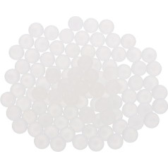 QUARKZMAN Pack of 300 PP Plastic Bearing Balls, 6 mm, Solid Plastic Balls, Precision Bearing Ball, White