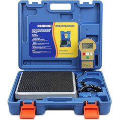 BACOENG Refrigerant Scales 100 kg for HVAC, Refrigerant Scales with Backlit LCD Display, with 9 V Battery