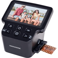 Magnasonic All-in-One 22MP Movie Scanner with Large 5 Inch Display and HDMI, Converts 35mm/126/110/Super 8 Film, 135/126/110 Films to Digital Photos, Built-in Memory (FS71)