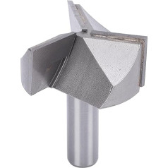 1/2in Schaftbohrungsreinigung Router Bit, 3 Flötenschlitzrouter -Bit für Holzbearbeitung, CNC Runde Shank -Router -Bits für Oberflächenabflachung und Rillen