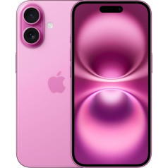 Apple iPhone 16 128GB: 5G Mobile Phone with Camera Control, A18 Chip and a Real Boost for Battery. Works with AirPods, Rose
