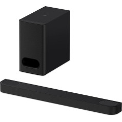 Sony BRAVIA Theatre Bar 6 with Subwoofer (3.1.2 Channel Surround Sound, Up-Firing Speaker, Dolby Atmos, DTS:X, AI Voice Zoom 3 via BRAVIA TV, DSEE for Music) Black