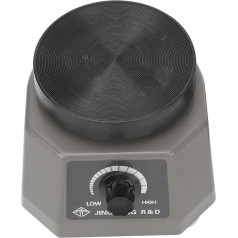 Focket Dental Laboratory Vibrator, Continuous Speed Control Laboratory Oscillator Round Shaker, Metal Plaster Mixing Machine Laboratory Equipment for Mixing Plaster, Plaster