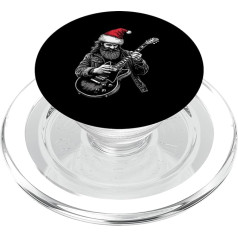Weihnachtsmann Rock Musik PopSockets PopGrip für MagSafe