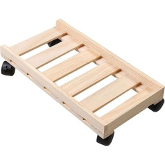 dvegGEE Rollständer, CPU-Halterung, Ständer, Holz, CPU-Ständer, mobiler Desktop-Tower, PC-Bodenständer, Rollrollen, Universal-PC-Halterung, Wagen, PC-Tower-Ständer