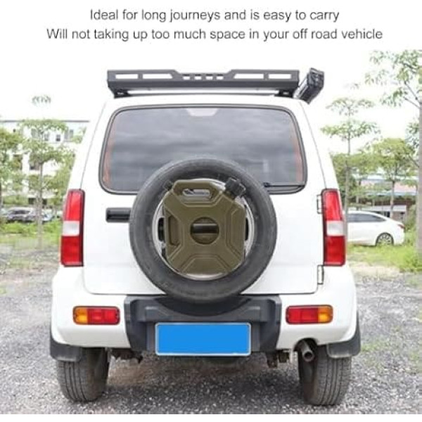 Gas Tank, 3L, 0.75 Gallon, Petrol Can, Fuel Oil, Petrol, Storage Jars, Green Emergency Backup Tank for Most Cars, Motorcycles, UTV, ATVs, ATVs (#11)