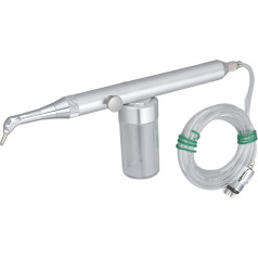 Alumina Air Prophy Abrasion Kit, Aluminium Oxide Abrasion Microetcher Sandblasting, Teeth Whitening Sand Blaster with Transparent Hose and 360° Rotating Nozzle Endodontist Whitening Air Grinder