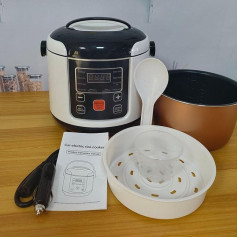 Mini Rice Cooker, 2L Capacity, Safe Portable Rice Cooker for Trucks (24V)