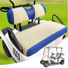 10L0L Golf Cart Seat Covers for Full Front Seats, Easy Installation with Polyester Bench Protector, Universal Fit Accessories for Yamaha/Club Car Precedent