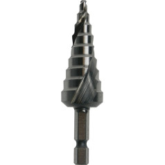 Makita d-40157 4-20mm Spiral Flute Step Drill Bit Multi-Colour