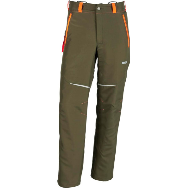 KOX Cut Protection Trousers Vento 3.0 Green/Orange, Green / Orange