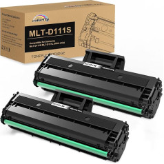 colorfly MLT D111S Toner Compatible with Samsung D111S MLT-D111L D111S Printer Cartridge for Toner Samsung Xpress M2070 M2070W M2070FW M2026W M2026 M2022W SL-M2070W SL-M2026W SL-M2026 (Black, Black,