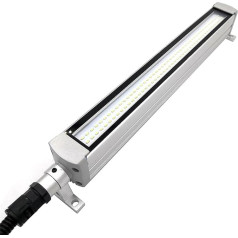GWGQTELENC LED-Arbeitsleuchte, 40 W, 24 V, 220 V, für CNC-Werkzeugmaschine, wasserdicht, IP68, AC/DC, Universal (DC 24 V-36 V)