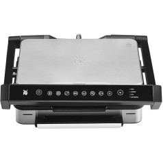 WMF Profi Plus Perfection Contact Grill, Electric Grill 2000 W, 6 Programmes, Sensor Technology, Coated Plates, Panini Grill, Matte Stainless Steel