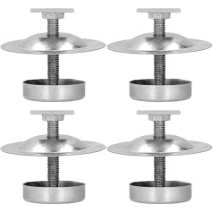 EuZhOuDEQiNg 4 Pcs Feeder Beehive Füße for Outdoor Imkerei Liefert Ausrüstung Silber Edelstahl Stehen Imker