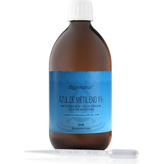 Dioxnatur ® Methylene Blue Solution 1% USP Pharmaceutical Grade 500ml with Pipette Spanish Brand