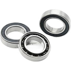 SBPVBBVJQ 6801-2RS Stainless Bearing 12 * 21 * 5 mm (1 PC) ABEC-7 6801 RS Bicycle Hub Front Rear Hubs Wheel 12 21 5 Ceramic Balls Bearings