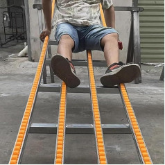 MaiBuL LNNW Leichter Schwerkraft-Förderer Schwerkraftförderband, Spleißen von Nicht angetriebenen Förderbändern – Entladerolle for Industrielager, Fabrikdock Rollenbahnschacht(W 20 in/50cm,5ft/150cm)