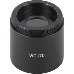 Handheld-Digitalmikroskop-Zubehör WD105 WD170 WD210 0,5X 0,7X 1X Industrie-Monokularobjektiv Videomikroskop-Objektiv Mikroskopzubehör(WD170)