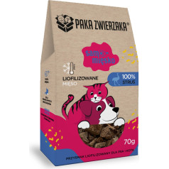 Paka Zwierzaka tikai strausu gaļas delikatese 70g