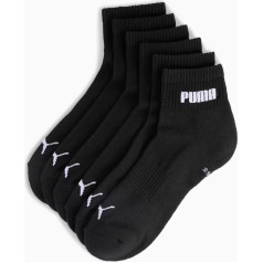 Cushioned Quarter 3 iepakojuma zeķes 938393-02 / melnas / 35-38