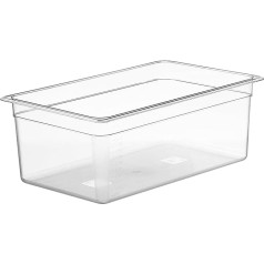 LIPAVI Sous Vide Container Model C20, Polycarbonate 6.5 Gallon (26 quarts) 12.8W x 21L x 8H Inch, Clear Transparent, Fits LIPAVI Rack L20