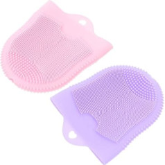 HAPINARY Pack of 4 Cleaning Brush, Cleaning Brush, Facial Cleansing Brush, Face Brush for Women, Facial Cleansing Brush, Facial Scrubber, Face Cleansing