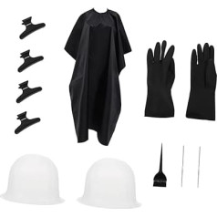 CALLARON 11 Stück Teiliges für Haar Highlights mit Silikon Haarkappe Färbehaken und Zubehör für Diy Haarfärbung für Haartypen und Einfach zu Verwenden