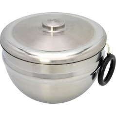 GSD 30 412 Salad Spin Dryer of Stainless Steel/Plastic, Silver/Black, 24.5 x 18.5 cm