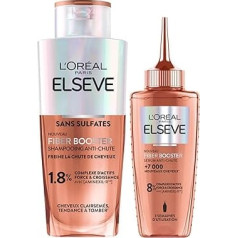 L'Oréal Paris Fiber Booster - Anti Hair Loss Protocol - Stimulates the Growth of Existing Hair - Increases Capillary Density - Men and Women - Sulfate Free Shampoo + Growth Serum