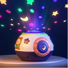 TUMAMA Starry Sky Projector Children, Toddlers Night Light, Star Projector, Baby Sleep Dummy Sound Machine, Talking Baby Toy Gifts for Newborns
