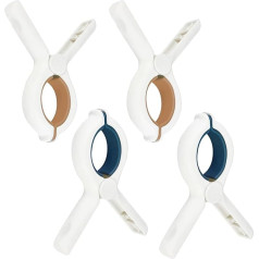 Beach Towel Clips for Sun Lounger 13cm Large Beach Towel Clips Plastic Strong Sun Lounger Clips to Protect Your Towel from Blowing Away Sun Lounger Clips for Beach Garden Pool