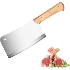 Royomal 38 cm Chopping Knife, Chopping Knife, Chef's Knife, Thickened Blade, Chinese Chef's Knife, Sharp Kitchen Knife, Butcher Knife and Cleaver for Bones, for Kitchen & Restaurant