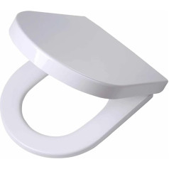 Tiger Memphis 252930646 Toilet Seat with Bold Design, Slow-Close and Easy-Clean Functions