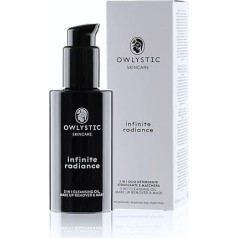 OWLYSTIC Facial Cleansing Oil 3-in-1 - Makeup Remover Mask - Organic Vegan 100% Made in Italy - Mild Facial Cleansing Oil for Deep Cleansing - All Skin Types 150ml