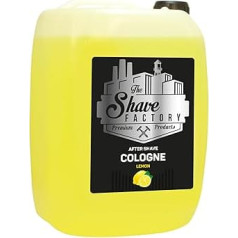 The Shave Factory After Shave Cologne Lemon 5000 ml - A Fragrant Essence for Flawless Care After Shaving for a Long-Lasting Feel of Freshness and Comfort