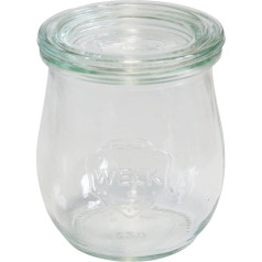 Weck 292406 Dessert Glass with Lid 220 ml Set of 6