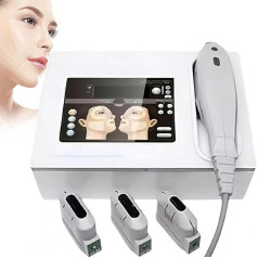 Portable 3D Hifu Device for Tightening Fine Lines and Forehead Wrinkles, Professional Face and Neck Lifting Device, Anti-Ageing Wrinkle Removal and Beauty Care, 5Heads